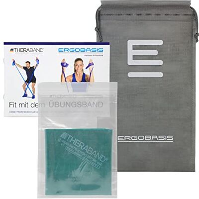 Theraband Thera-Band Original 2,5 m groen + origineel werkboek 24 pagina's Theraband Thera-Band Original 2,5 m groen + origineel werkboek 24 pagina's
