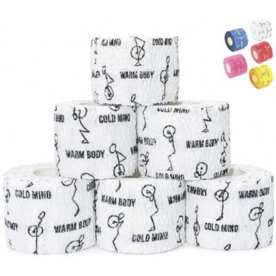 WARM BODY COLD MIND Preuve de la Sueur Bande de Pouce Tape pour Crossfit, Ruban d'Haltérophilie Musculation Weightlifting Powerlifting Fitness WARM BODY COLD MIND Preuve de la Sueur Bande de Pouce Tape pour Crossfit, Ruban d'Haltérophilie Musculation Weightlifting Powerlifting Fitness