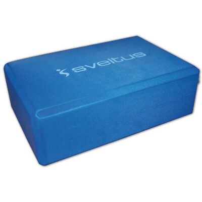 Sveltus Yoga baksteen schuim blauw Sveltus Yoga baksteen schuim blauw