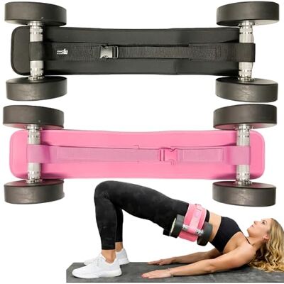 MuscleForge Ceinture Hip Thrust pour haltères et kettlebells, ceinture pour exercices de hanche, pont fessier et entraînement abdominal, ceinture de charge stable jusqu'à 30 kg de chaque côté MuscleForge Ceinture Hip Thrust pour haltères et kettlebells, ceinture pour exercices de hanche, pont fessier et entraînement abdominal, ceinture de charge stable jusqu'à 30 kg de chaque côté