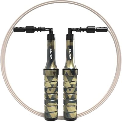 Velites Earth 2.0 springtouw voor crosstraining, boksen en fitness, ideaal voor het maximaliseren van de spierinspanning, trainingstouw Velites Earth 2.0 springtouw voor crosstraining, boksen en fitness, ideaal voor het maximaliseren van de spierinspanning, trainingstouw