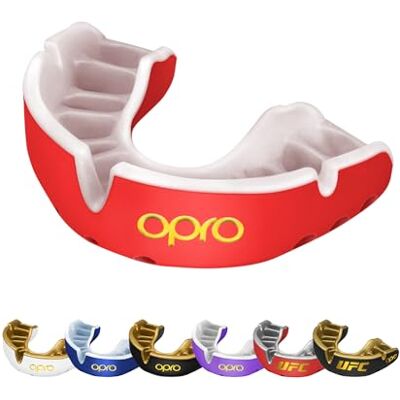Opro Gold Level mondbescherming voor volwassenen en junioren, met revolutionaire fit-technologie voor boksen, lacrosse, MMA, vechtsport, hockey en alle contactsporten (rood, jeugdig) Protège-dents facile à installer pour le rugby, le hockey ou la boxe – Opro Gold Level mondbescherming voor volwassenen en junioren, met revolutionaire fit-technologie voor boksen, lacrosse, MMA, vechtsport, hockey en alle contactsporten (rood, jeugdig) Protège-dents facile à installer pour le rugby, le hockey ou la boxe –