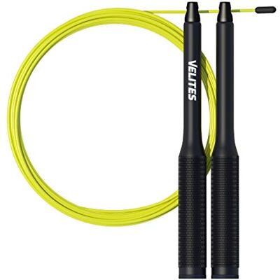 Velites Fire 2.0 Crossfit Springtouw, uniseks, volwassenen, zwart, 21 cm Velites Fire 2.0 Crossfit Springtouw, uniseks, volwassenen, zwart, 21 cm