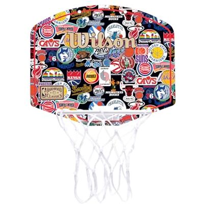 Wilson Mini paniers de basket-ball de l'équipe de la NBA Wilson Mini paniers de basket-ball de l'équipe de la NBA