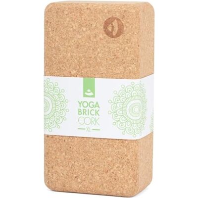 Bodhi Yogablok van kurk, individueel en in set, 100% natuurkurk, universeel yoga-blok, milieuvriendelijk en duurzaam, gereedschap voor je asana's, rekken en regeneratie Bodhi Yogablok van kurk, individueel en in set, 100% natuurkurk, universeel yoga-blok, milieuvriendelijk en duurzaam, gereedschap voor je asana's, rekken en regeneratie