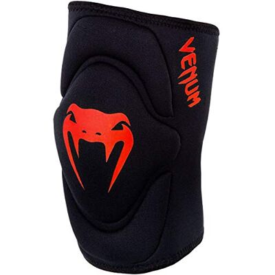 Venum Kontact Kniebeschermers, paar, zwart/rood, M Venum Kontact Kniebeschermers, paar, zwart/rood, M