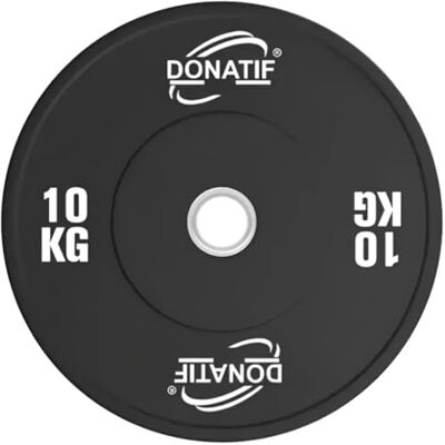 DONATIF Schommelschijf bumper met Olympisch gat, 50 mm schijven, gewichten voor halters en gymnastiek, rubberen schijf DONATIF Schommelschijf bumper met Olympisch gat, 50 mm schijven, gewichten voor halters en gymnastiek, rubberen schijf