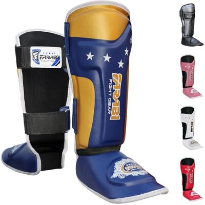Farabi Sports Scheenbeschermers voor kinderen scheenbeschermers voor wreef, kickboksen MMA, Muay Thai Farabi Sports Scheenbeschermers voor kinderen scheenbeschermers voor wreef, kickboksen MMA, Muay Thai
