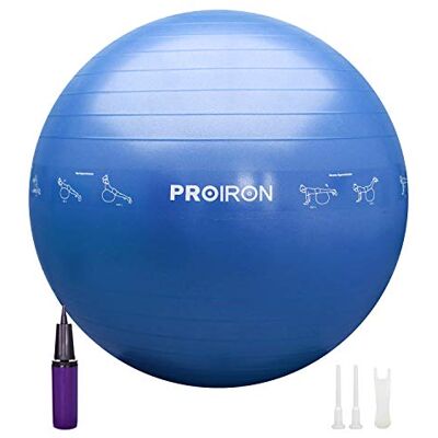 PROIRON , Pilatesbal, fitness, yoga, zwangerschap, sport, fitness voor oefeningen, gymnastiek, 55/65/75 cm, lekvrij, inclusief pomp PROIRON , Pilatesbal, fitness, yoga, zwangerschap, sport, fitness voor oefeningen, gymnastiek, 55/65/75 cm, lekvrij, inclusief pomp
