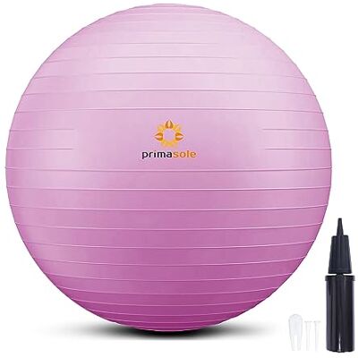 primasole Oefenbal voor evenwicht, stabiliteit, fitness, training, yoga, pilates thuis, kantoor en sportschool, zwangerschapsbal, bureaustoel primasole Oefenbal voor evenwicht, stabiliteit, fitness, training, yoga, pilates thuis, kantoor en sportschool, zwangerschapsbal, bureaustoel