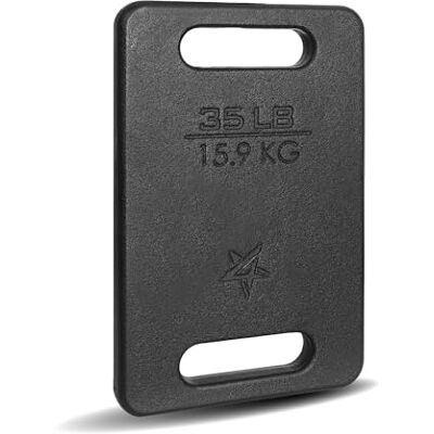 Yes4All Gietijzeren gewichten voor gewichtslopen, swings, squats, krachttraining. Verschillende gewichten: van 4,5 kg tot 20,4 kg. Yes4All Gietijzeren gewichten voor gewichtslopen, swings, squats, krachttraining. Verschillende gewichten: van 4,5 kg tot 20,4 kg.