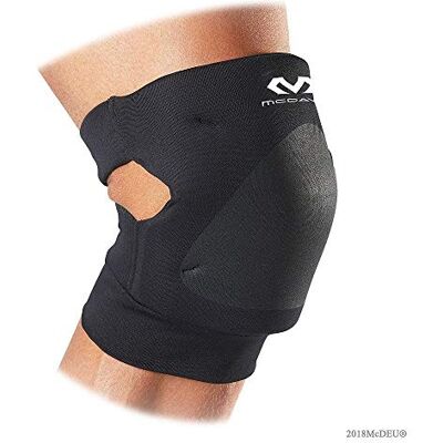 McDavid 646R Volleybalkniebeschermers Unisex Volwassenen Sportkniebeschermers Voorkomt schokblessures Antislip Indoorsport (646R), zwart McDavid 646R Volleybalkniebeschermers Unisex Volwassenen Sportkniebeschermers Voorkomt schokblessures Antislip Indoorsport (646R), zwart