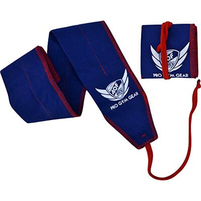 AQF Polsbandjes voor gewichtheffen, sportschool, training, versterking, 88,9 cm lang, 7,6 cm breed, veelkleurig katoen AQF Polsbandjes voor gewichtheffen, sportschool, training, versterking, 88,9 cm lang, 7,6 cm breed, veelkleurig katoen
