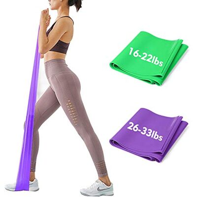 iMoebel Fitnessband Gymnastiekbanden, 2 weerstanden 8-10 kg/12-15 kg, premium lang 1,8/2,0 m, weerstandsbanden, elastische oefeningen voor yoga, pilates, crossfit, revalidatie iMoebel Fitnessband Gymnastiekbanden, 2 weerstanden 8-10 kg/12-15 kg, premium lang 1,8/2,0 m, weerstandsbanden, elastische oefeningen voor yoga, pilates, crossfit, revalidatie