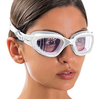 AqtivAqua DX Zwembril, breed gezichtsveld, voor volwassenen, mannen, vrouwen, anti-condens, waterdicht AqtivAqua DX Zwembril, breed gezichtsveld, voor volwassenen, mannen, vrouwen, anti-condens, waterdicht