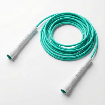 Elevate Rope Professioneel snelheidstouw 3 m verstelbaar springtouw PVC 5 mm met nylon kern voor cardio, dubbele sprongen en crossfit duurzaam springtouw Elevate Rope Professioneel snelheidstouw 3 m verstelbaar springtouw PVC 5 mm met nylon kern voor cardio, dubbele sprongen en crossfit duurzaam springtouw