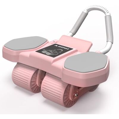 Amonax Roue Abdominale, Roulette Abdominaux à Quatre Roues, Ab Roller avec Support pour Coudes, Roue Abdominale à Rebond Automatique, Roulette musculation pour Musculation Maison et fitness homme Amonax Roue Abdominale, Roulette Abdominaux à Quatre Roues, Ab Roller avec Support pour Coudes, Roue Abdominale à Rebond Automatique, Roulette musculation pour Musculation Maison et fitness homme