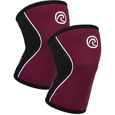 Rehband Kniebrace van neopreen 5 mm ter ondersteuning van de knieën – stabiliseert gewrichten en spieren – ideaal voor sport krachttraining, kleur: bordeauxrood, 1 paar, maat: S Rehband Kniebrace van neopreen 5 mm ter ondersteuning van de knieën – stabiliseert gewrichten en spieren – ideaal voor sport krachttraining, kleur: bordeauxrood, 1 paar, maat: S