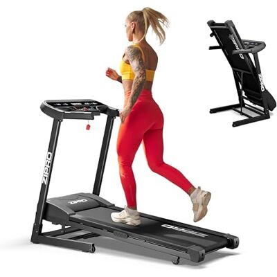ZIPRO Opvouwbare loopband, 1-12 km/u, 15 hellingsniveaus voor gemotoriseerde loopband, kantelbaar, loopband, stil, wandelpad met led-display en app (pulse) ZIPRO Opvouwbare loopband, 1-12 km/u, 15 hellingsniveaus voor gemotoriseerde loopband, kantelbaar, loopband, stil, wandelpad met led-display en app (pulse)