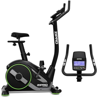 ZIPRO RAVE Hometrainer 32 Weerstandsniveaus, Hartslagsensor, 11 trainingsprogramma's, Verstelbare Zadel in Stuurpositie, Bluetooth-connectiviteit, Ergometer, Ideaal voor Cardio en Fitness ZIPRO RAVE Hometrainer 32 Weerstandsniveaus, Hartslagsensor, 11 trainingsprogramma's, Verstelbare Zadel in Stuurpositie, Bluetooth-connectiviteit, Ergometer, Ideaal voor Cardio en Fitness