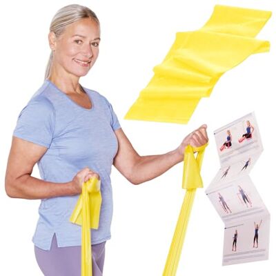 Theraband 2,50 m dans un sac en polyéthylène avec instructions (français non garanti) Bande de fitness Bande de gymnastique Pour entraînement complet du corps Bande de résistance Bandes Theraband 2,50 m dans un sac en polyéthylène avec instructions (français non garanti) Bande de fitness Bande de gymnastique Pour entraînement complet du corps Bande de résistance Bandes