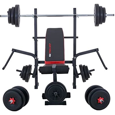 Train Hard TrainHard halterbank Butterfly, getest en gecertificeerd volgens EN 957, met lange en korte halterstang en 70 kg halterschijven. Train Hard TrainHard halterbank Butterfly, getest en gecertificeerd volgens EN 957, met lange en korte halterstang en 70 kg halterschijven.