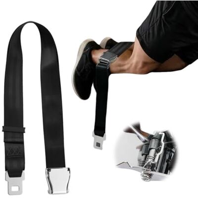 Generic Curl Bankstabilisatorriem met snelsluiting, verstelbare bevestigingsriem voor Nordic Buckles, beenverlengingen, thuistraining Generic Curl Bankstabilisatorriem met snelsluiting, verstelbare bevestigingsriem voor Nordic Buckles, beenverlengingen, thuistraining