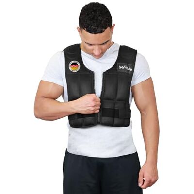 DH FitLife Gewichtsvest 10 kg/20 kg/30 kg voor krachttraining, gewichtheffen vest, verstelbare verzwaarde jas, krachttraining en uithoudingsvermogen, voor hardlopen, push-ups, pull-ups Veste de Musculation Respirante|Force et Endurance|Course à Pied|Pom DH FitLife Gewichtsvest 10 kg/20 kg/30 kg voor krachttraining, gewichtheffen vest, verstelbare verzwaarde jas, krachttraining en uithoudingsvermogen, voor hardlopen, push-ups, pull-ups Veste de Musculation Respirante|Force et Endurance|Course à Pied|Pom