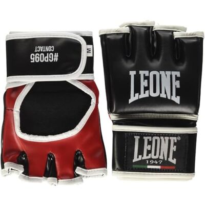 LEONE 1947 , Contact Mma-handschoenen, volwassenen, uniseks, zwart, L, GP095 LEONE 1947 , Contact Mma-handschoenen, volwassenen, uniseks, zwart, L, GP095