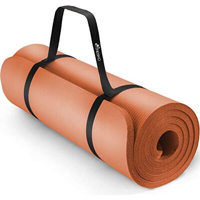 TRESKO Trainingsmat voor fitness, yoga, pilates en gymnastiek, afmetingen 185 x 60 x 1,5 cm of 190 x 100 x 1,5 cm, van NBR-schuim, ftalaatvrij, huidvriendelijk TRESKO Trainingsmat voor fitness, yoga, pilates en gymnastiek, afmetingen 185 x 60 x 1,5 cm of 190 x 100 x 1,5 cm, van NBR-schuim, ftalaatvrij, huidvriendelijk