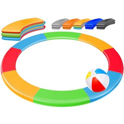 KESSER ® Trampoline afdekhoes, afdekkingen voor veren, diameter 244, 305, 366, 426 cm, breedte 30 cm, 100% UV-bestendig, scheurvast, met strandbal KESSER ® Trampoline afdekhoes, afdekkingen voor veren, diameter 244, 305, 366, 426 cm, breedte 30 cm, 100% UV-bestendig, scheurvast, met strandbal