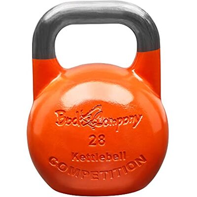 Bad Company Kettlebell Halter van staal, halter voor training in verschillende gewichtsniveaus, 8-40 kg Bad Company Kettlebell Halter van staal, halter voor training in verschillende gewichtsniveaus, 8-40 kg