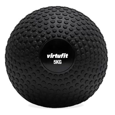 VirtuFit Slam Ball trainingsbal, 5 kg, zwart VirtuFit Slam Ball trainingsbal, 5 kg, zwart