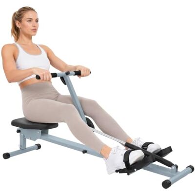 HOMCOM Roeitoestel voor thuis, fitnessapparaat en krachttraining, cardio-training, LCD-display, multifunctioneel, staal, grijs en zwart Rameur d'Appartement, Pédale Antidérapante, pour Maison, Salle de Gym, Équipement d'Entraînement d'Intérieur HOMCOM Roeitoestel voor thuis, fitnessapparaat en krachttraining, cardio-training, LCD-display, multifunctioneel, staal, grijs en zwart Rameur d'Appartement, Pédale Antidérapante, pour Maison, Salle de Gym, Équipement d'Entraînement d'Intérieur
