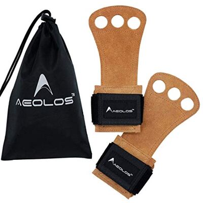 AEOLOS Leren turnhandschoenen, ideaal voor gymnastiek, tractie, gewichtheffen, kettlebells en crosstraining AEOLOS Leren turnhandschoenen, ideaal voor gymnastiek, tractie, gewichtheffen, kettlebells en crosstraining