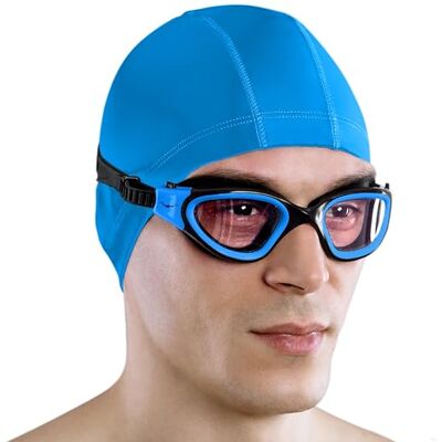 AqtivAqua DX Zwembril, breed gezichtsveld, voor volwassenen, mannen, vrouwen, anti-condens, waterdicht AqtivAqua DX Zwembril, breed gezichtsveld, voor volwassenen, mannen, vrouwen, anti-condens, waterdicht