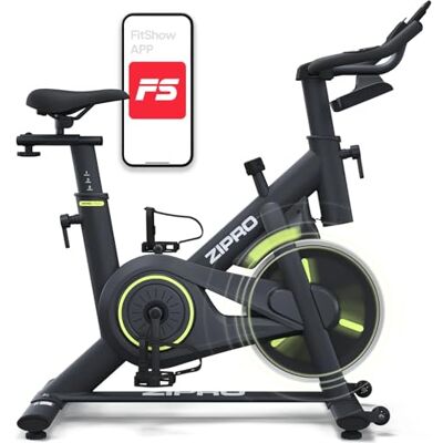 ZIPRO Hometrainer Cardio-Training Connected Fiets D Appartement met Monitor LCD Weerstand Cardio Biking Stille Sport voor Thuis Capaciteit 120kg Mechanica Draagbaar MODO ZIPRO Hometrainer Cardio-Training Connected Fiets D Appartement met Monitor LCD Weerstand Cardio Biking Stille Sport voor Thuis Capaciteit 120kg Mechanica Draagbaar MODO