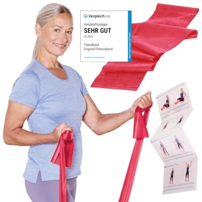 Theraband 2,50 m dans un sac en polyéthylène avec instructions (français non garanti) Bande de fitness Bande de gymnastique Pour entraînement complet du corps Bande de résistance Bandes Theraband 2,50 m dans un sac en polyéthylène avec instructions (français non garanti) Bande de fitness Bande de gymnastique Pour entraînement complet du corps Bande de résistance Bandes