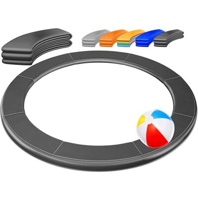 KESSER ® Trampoline afdekhoes, afdekkingen voor veren, diameter 244, 305, 366, 426 cm, breedte 30 cm, 100% UV-bestendig, scheurvast, met strandbal KESSER ® Trampoline afdekhoes, afdekkingen voor veren, diameter 244, 305, 366, 426 cm, breedte 30 cm, 100% UV-bestendig, scheurvast, met strandbal