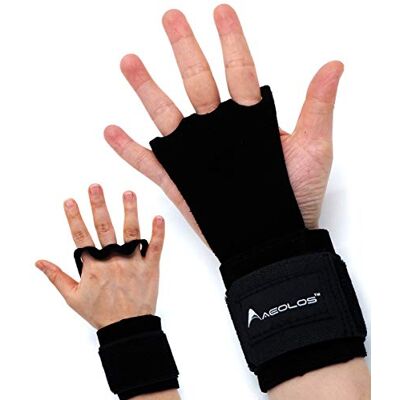AEOLOS Leren turnhandschoenen, ideaal voor gymnastiek, tractie, gewichtheffen, kettlebells en crosstraining AEOLOS Leren turnhandschoenen, ideaal voor gymnastiek, tractie, gewichtheffen, kettlebells en crosstraining