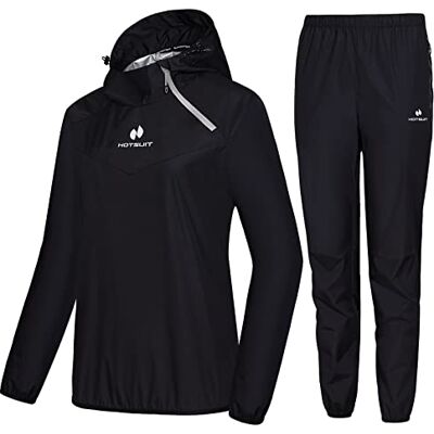 HOTSUIT Saunapak met ritssluiting, halfopen saunapak voor dames HOTSUIT Saunapak met ritssluiting, halfopen saunapak voor dames
