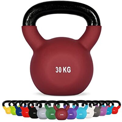 MSPORTS Neopreen Kettlebell Poster 2-30 kg met Kettlebell MSPORTS Neopreen Kettlebell Poster 2-30 kg met Kettlebell