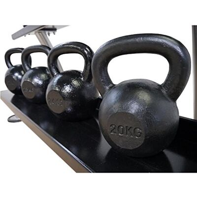 POWER EXTREME Kettlebell, gietijzer. 4 kg 40 kg, zwart, gelegeerd staal POWER EXTREME Kettlebell, gietijzer. 4 kg 40 kg, zwart, gelegeerd staal