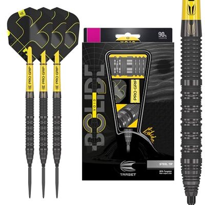 Target Darts Bolide Void 90% wolfraam dartset, Staalpuntdarts met Zwitserse punt 21G/22G/23G/24G/25G/25G Professionele dartssets, zwarte darts, inclusief gereedschap voor Zwitserse punten Target Darts Bolide Void 90% wolfraam dartset, Staalpuntdarts met Zwitserse punt 21G/22G/23G/24G/25G/25G Professionele dartssets, zwarte darts, inclusief gereedschap voor Zwitserse punten
