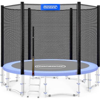 Monzana Veiligheidsnet voor trampoline, duurzaam, afsluitbare ingang, grootte naar keuze Monzana Veiligheidsnet voor trampoline, duurzaam, afsluitbare ingang, grootte naar keuze