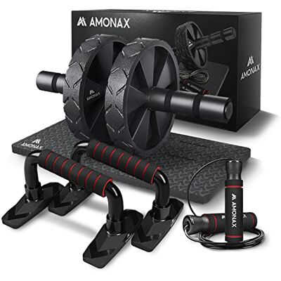 Amonax Convertible Oefening Wheel Roller Buikroller Ab Wheel Ab Roller met Grote Kniemat voor Buikspiertraining. Buiktrainer, Buikspierroller, Buiktraining voor Mannen en Vrouwen, Buikspierwiel.. Amonax Convertible Oefening Wheel Roller Buikroller Ab Wheel Ab Roller met Grote Kniemat voor Buikspiertraining. Buiktrainer, Buikspierroller, Buiktraining voor Mannen en Vrouwen, Buikspierwiel..