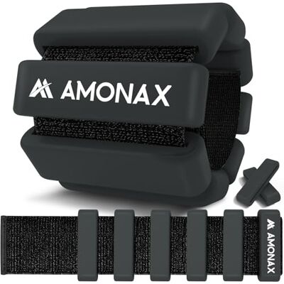 Amonax Verstelbare gewichten voor enkel en pols, beengewichten voor mannen en vrouwen, 0,5 kg/0,9 kg voor krachttraining, pilates, hardlopen, zwemmen, gewichten voor armen en handen voor Amonax Verstelbare gewichten voor enkel en pols, beengewichten voor mannen en vrouwen, 0,5 kg/0,9 kg voor krachttraining, pilates, hardlopen, zwemmen, gewichten voor armen en handen voor