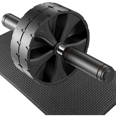 Rseuphiee Buikspierwiel, AB roller, buikwiel met kniebeschermer, ideaal voor het trainen van rug-, schouder- en buikspieren, geschikt voor beginners en professionals Rseuphiee Buikspierwiel, AB roller, buikwiel met kniebeschermer, ideaal voor het trainen van rug-, schouder- en buikspieren, geschikt voor beginners en professionals