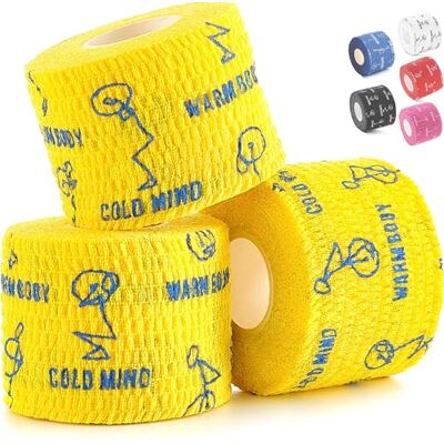 WARM BODY COLD MIND Preuve de la Sueur Bande de Pouce Tape pour Crossfit, Ruban d'Haltérophilie Musculation Weightlifting Powerlifting Fitness WARM BODY COLD MIND Preuve de la Sueur Bande de Pouce Tape pour Crossfit, Ruban d'Haltérophilie Musculation Weightlifting Powerlifting Fitness
