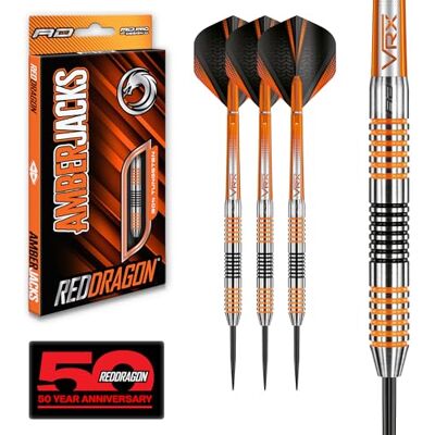 Dragon Amberjack Series dartset met flights en shafts (tiges) Dragon Amberjack Series dartset met flights en shafts (tiges)